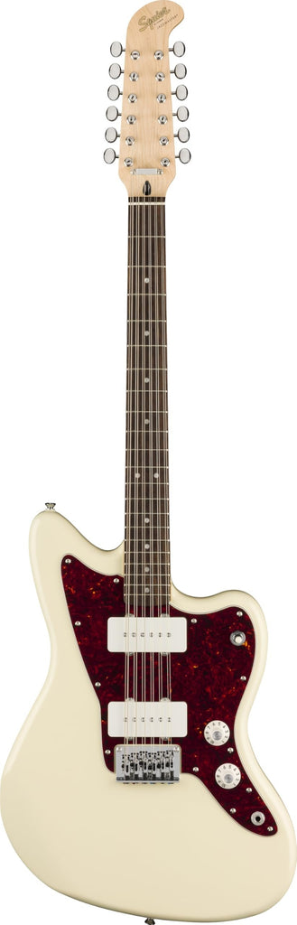Paranormal Jazzmaster XII, Laurel Fingerboard, Tortoiseshell Pickguard, Olympic White