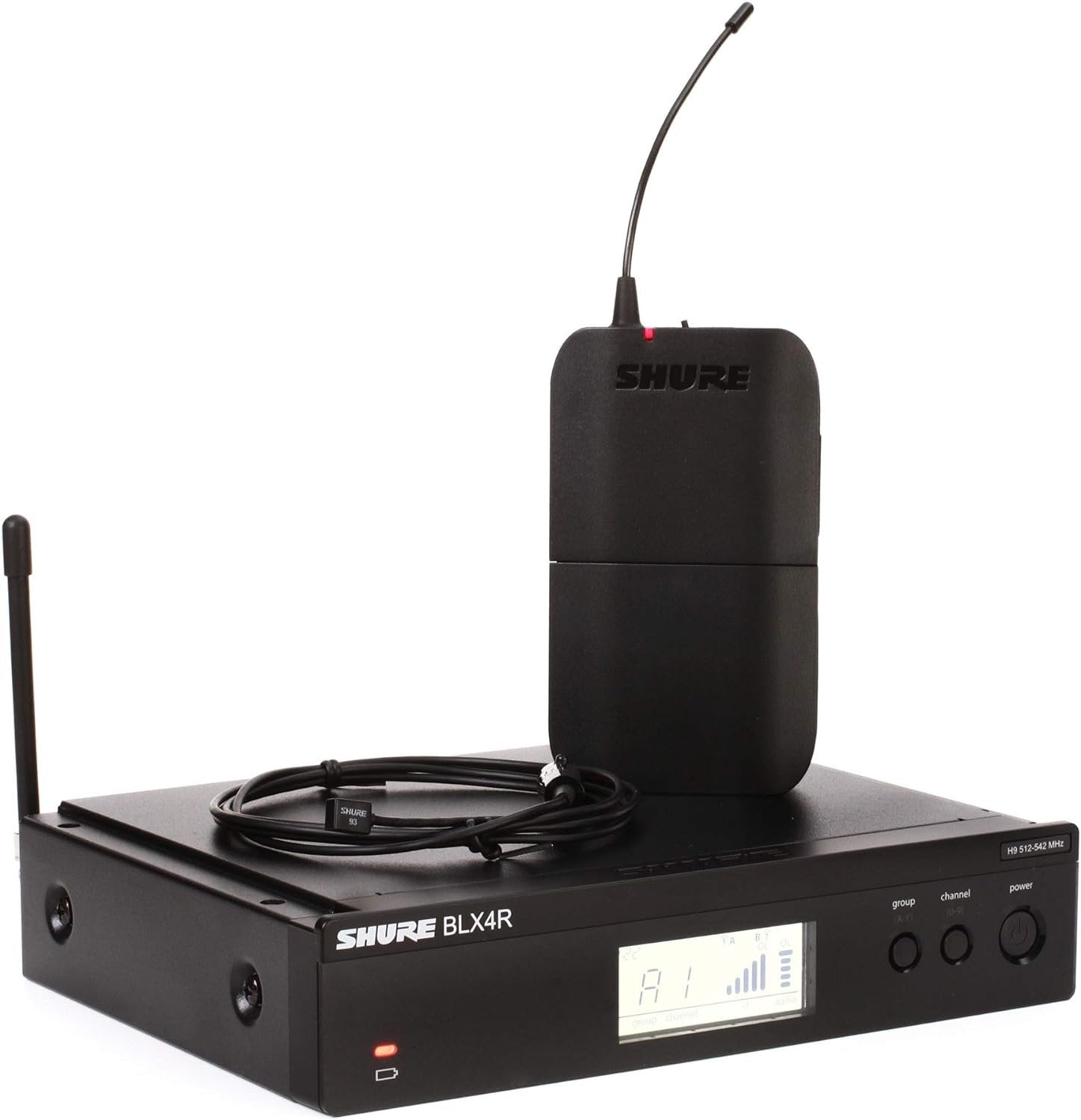 Shure BLX14R/W93 UHF Wireless Microphone System with WL93 Lavalier Mic