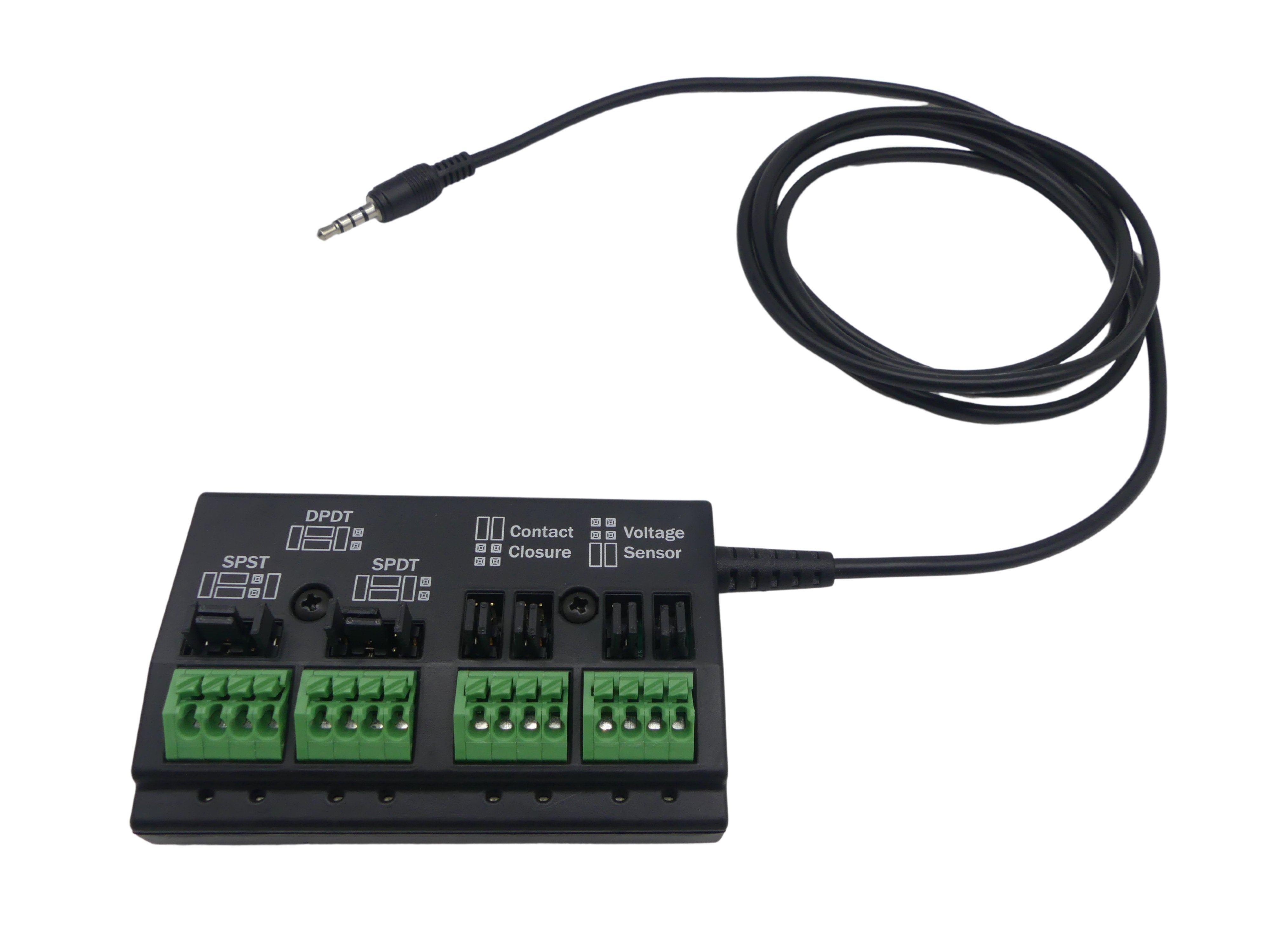 Global Caché Flex Link Cable with Relay/Contact Closure and Sensor using Relay, Contact Closure, and Voltage Sensing