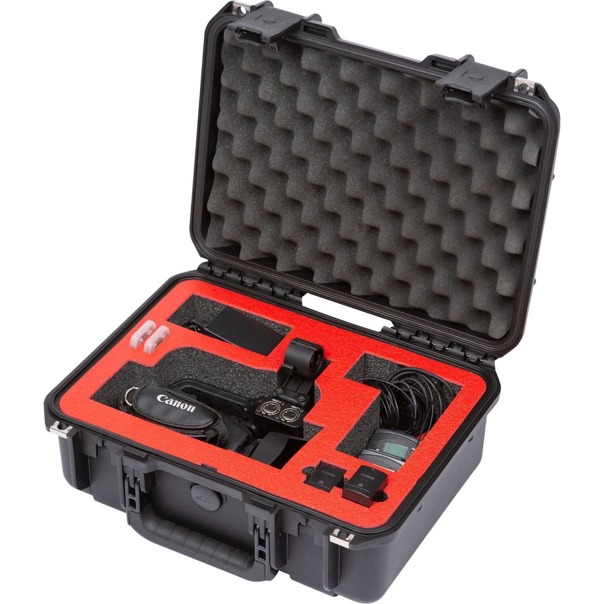 SKB iSeries 1510-6 Injection Molded Waterproof Case with Custom-Cut Foam for Canon XA11/15/40/45 & Accessories