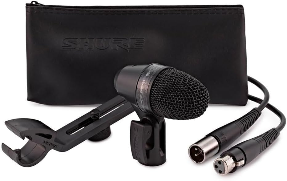 Shure PGA56 Dynamic Microphone with Cardioid Pattern and Swivel-Mount Snare/Tom Design
