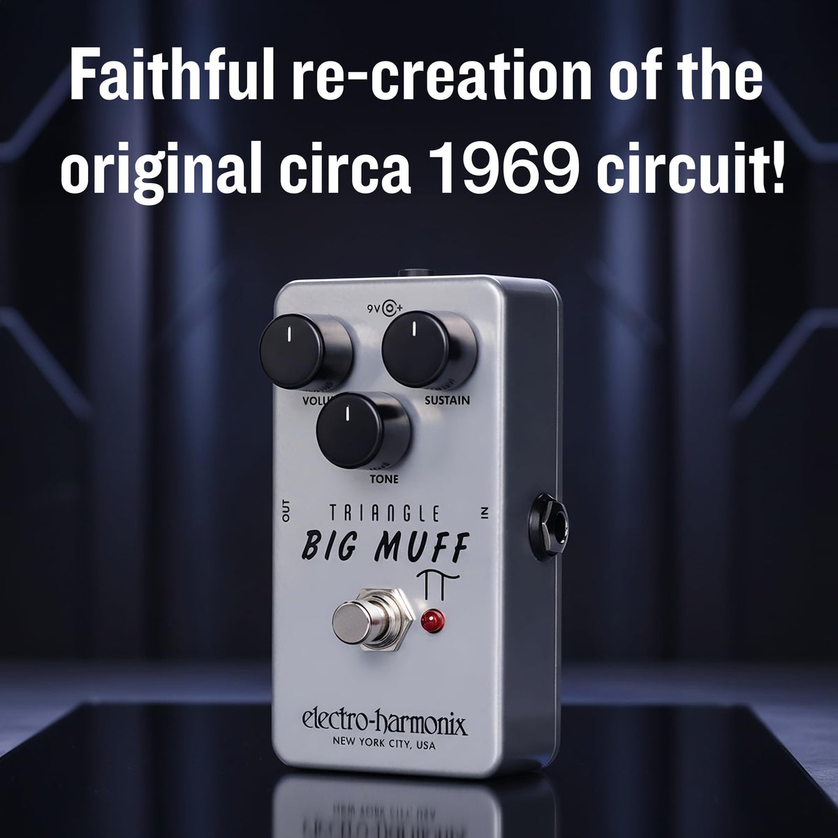 Electro-Harmonix Triangle Big Muff Pi Fuzz Pedal