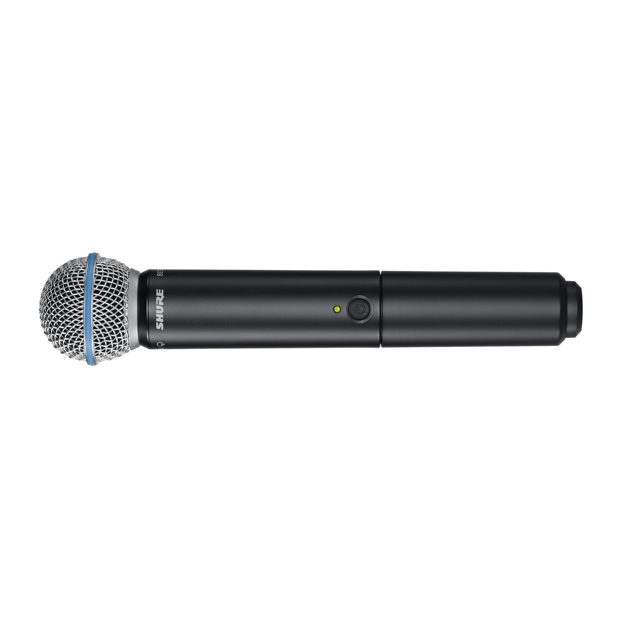 Shure BLX288/B58 Wireless Microphone System - 14-Hour Battery Life, 300 ft Range, UHF | Includes (2) BETA 58A Handheld Vocal Mics, Dual Channel Receiver | J11 Band (BLX288/B58-J11)