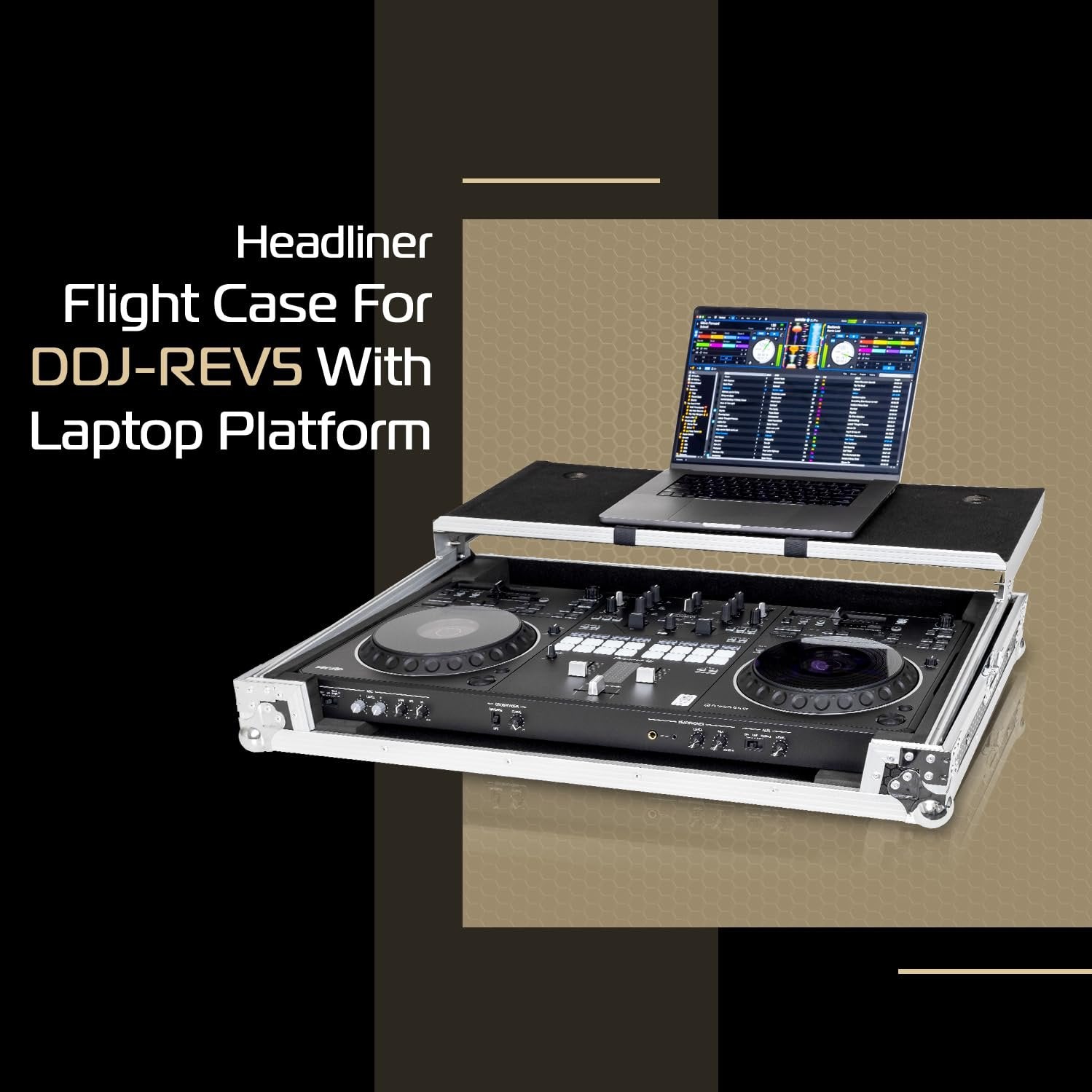 Headliner Flight Case for Pioneer DJ DDJ-REV5 Controller