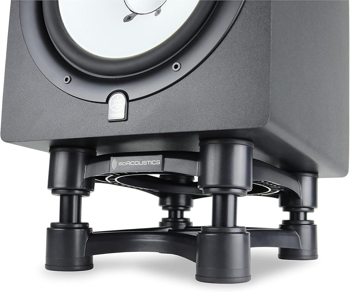 IsoAcoustics ISO-Stand Series Speaker Isolation Stands – Height & Tilt Adjustable, Pair