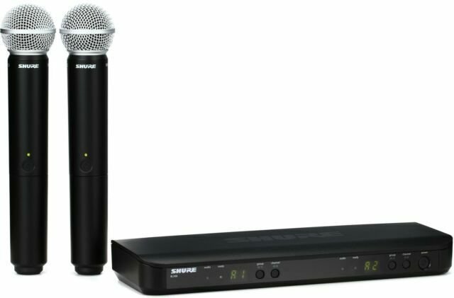 Shure BLX288/SM58 Dual Wireless Vocal Microphone System