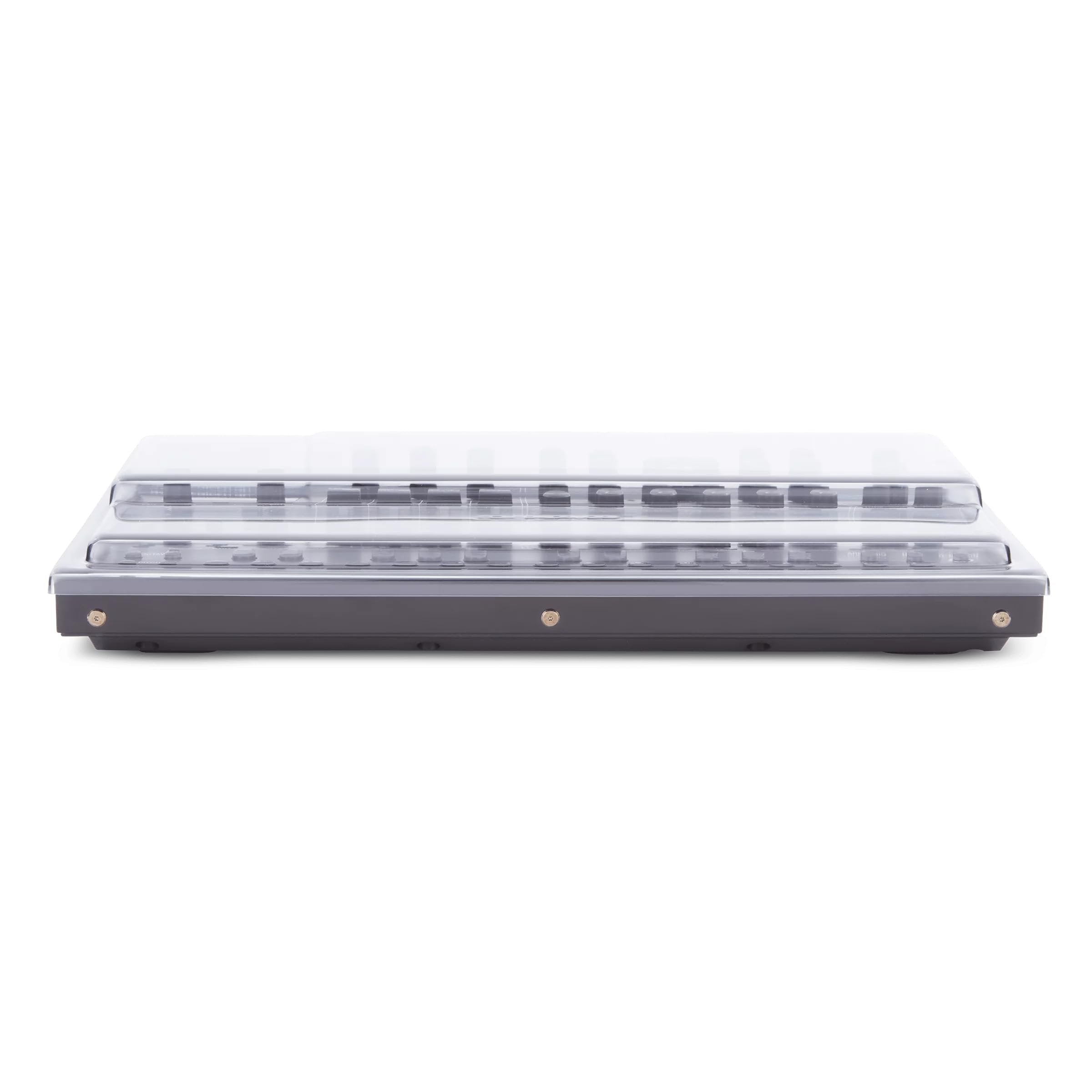 Decksaver Super Strong Polycarbonate Custom Fit Cover Compatible with Roland SH-4D Synthesizer, Groovebox Dust Cover for Travel and Everyday Protection