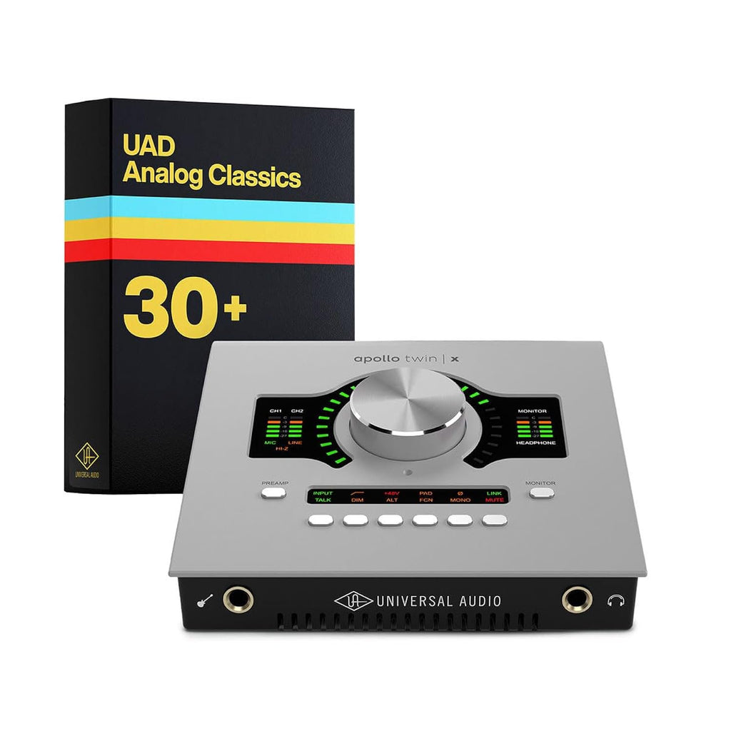 Universal Audio Apollo Twin X QUAD Gen 2 Essentials + Edition Thunderbolt 3 Audio Interface
