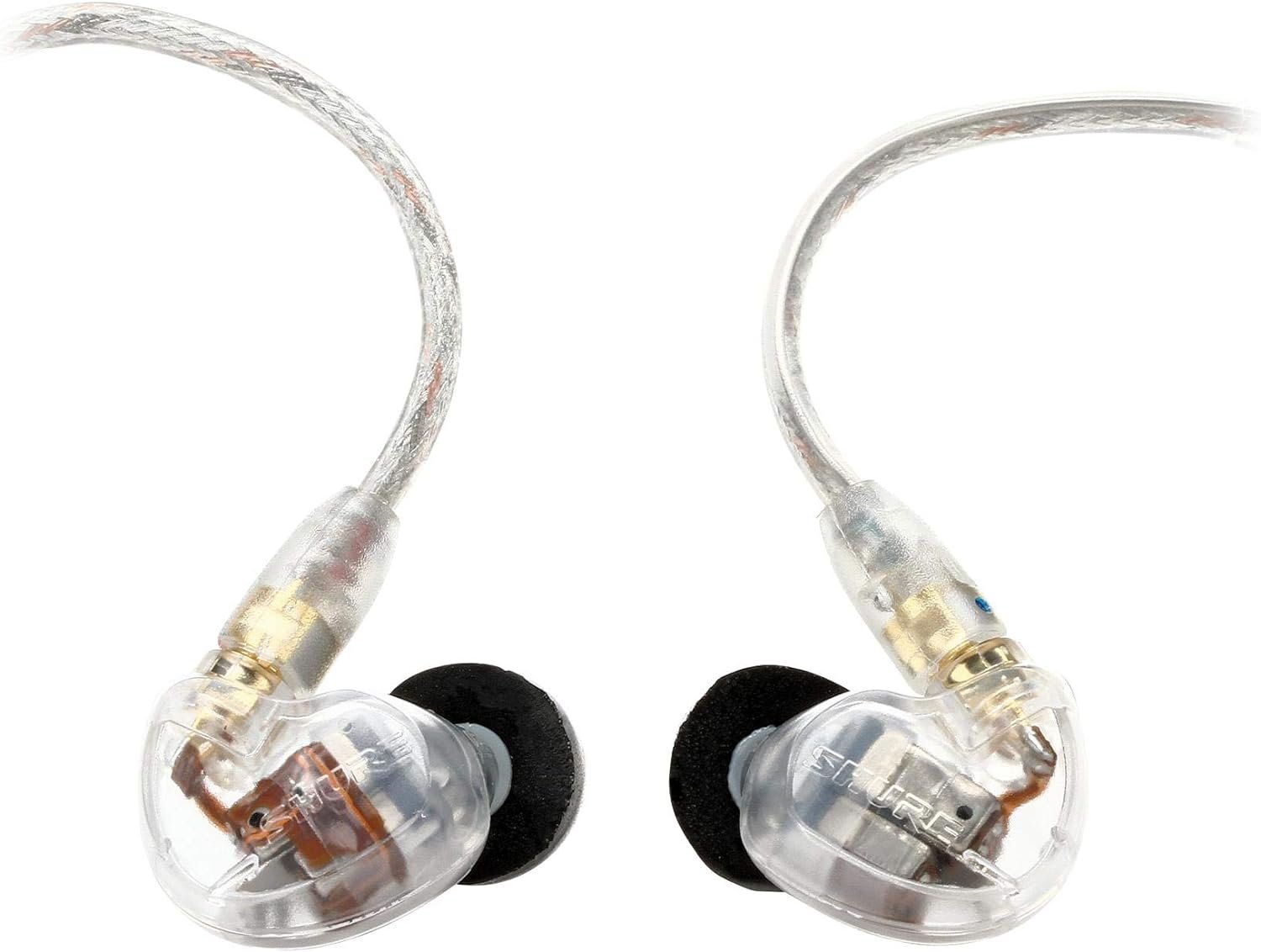 Shure SE535-CL Professional Sound Isolating Earphones, High Definition Sound + Natural Bass, Three Drivers, in-Ear Fit, Detachable Cable, Durable Quality - Clear