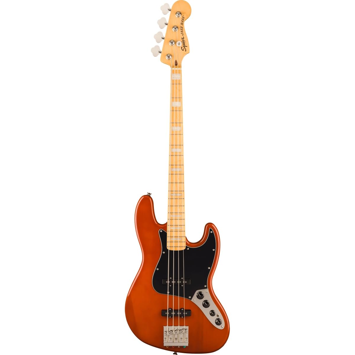 Classic Vibe Active '70s Jazz Bass, Maple Fingerboard, Black Pickguard, Mocha