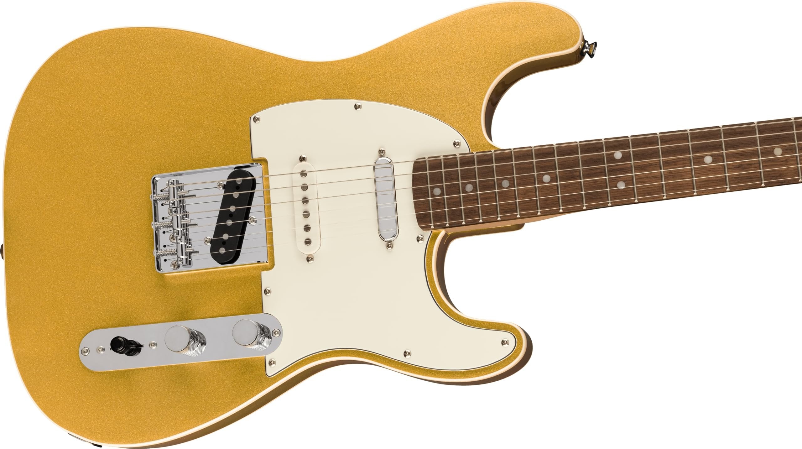 Fender Paranormal Custom Nashville Stratocaster, Laurel Fingerboard, Parchment Pickguard, Aztec Gold