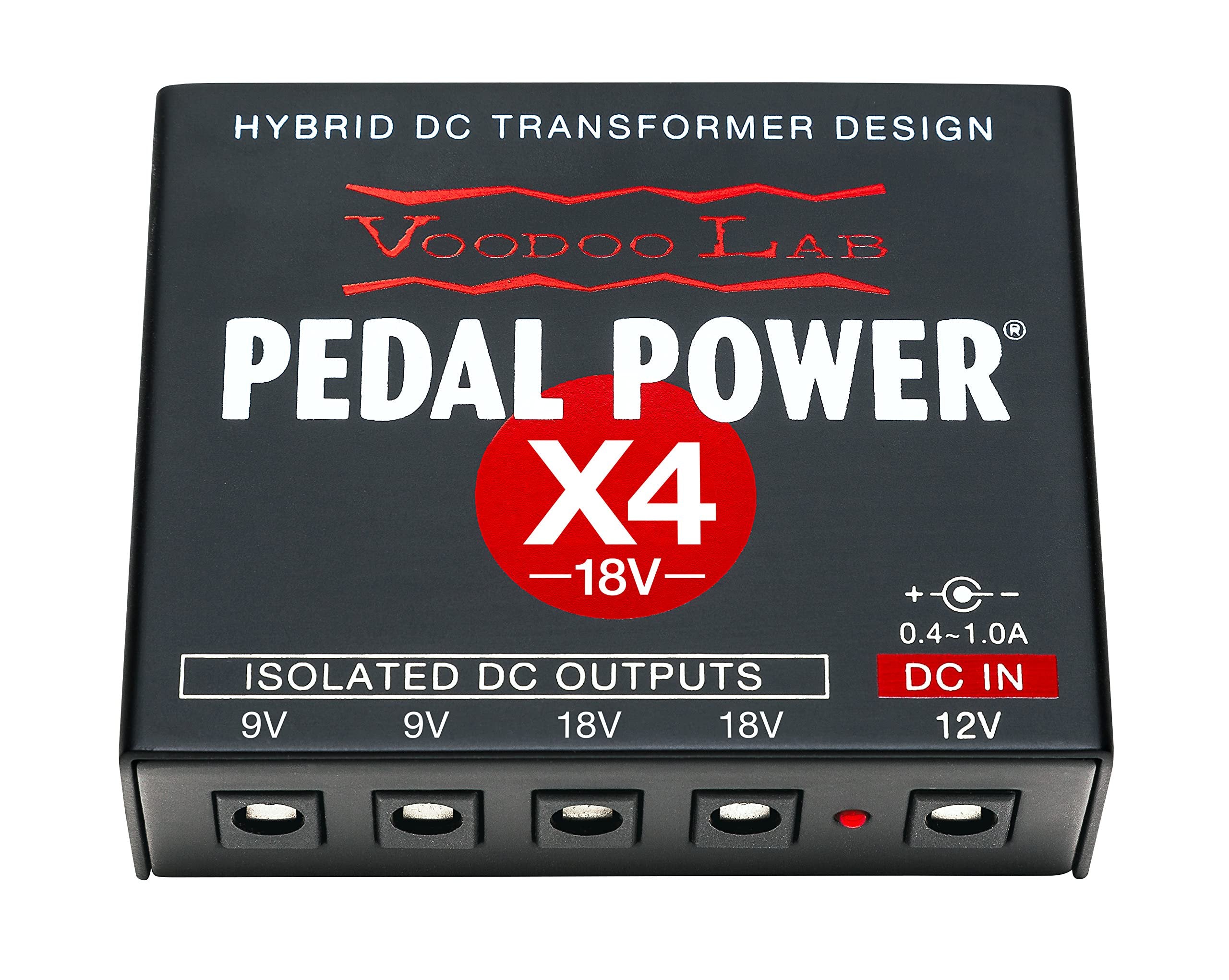 Voodoo Lab Pedal X4 18-Volt Isolated Power Supply (PPX4-18V)