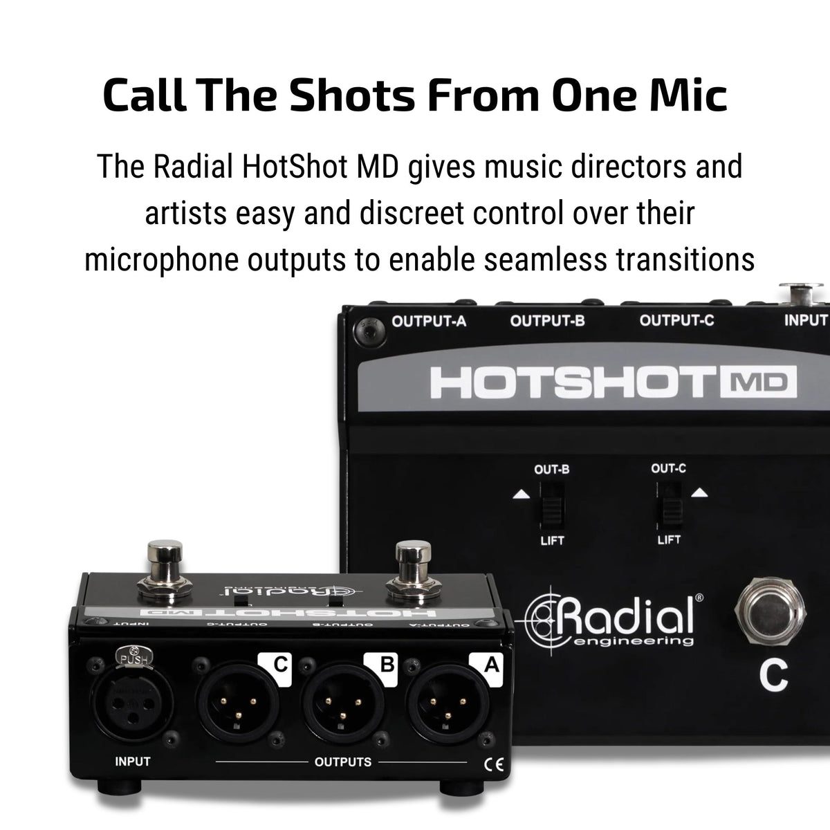 Radial HotShot MD Dynamic Microphone Switcher