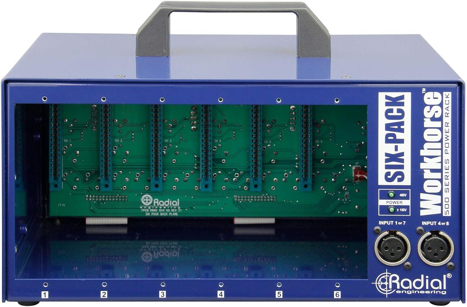 Radial Engineering Workhorse - SixPack 500 Series Desktop Rack