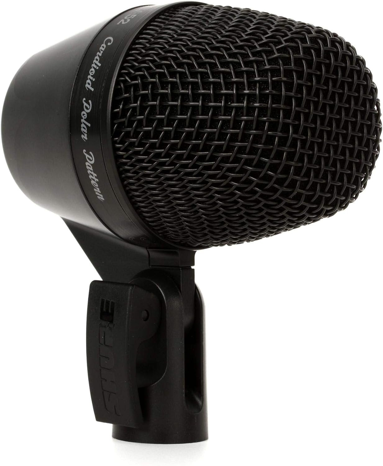 Shure PGA52 Dynamic Microphone - Swivel-Mount Kick-Drum with Cardioid Pick-up Pattern, No Cable (PGA52-LC)