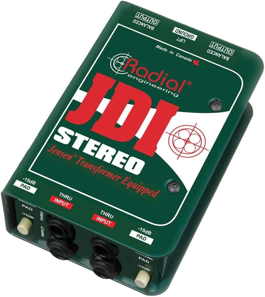Radial JDI Stereo Premium Passive DI - DI Box