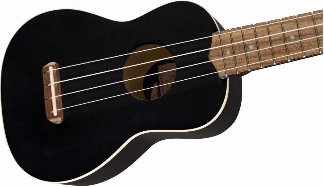Fender Venice Soprano Ukulele, Black