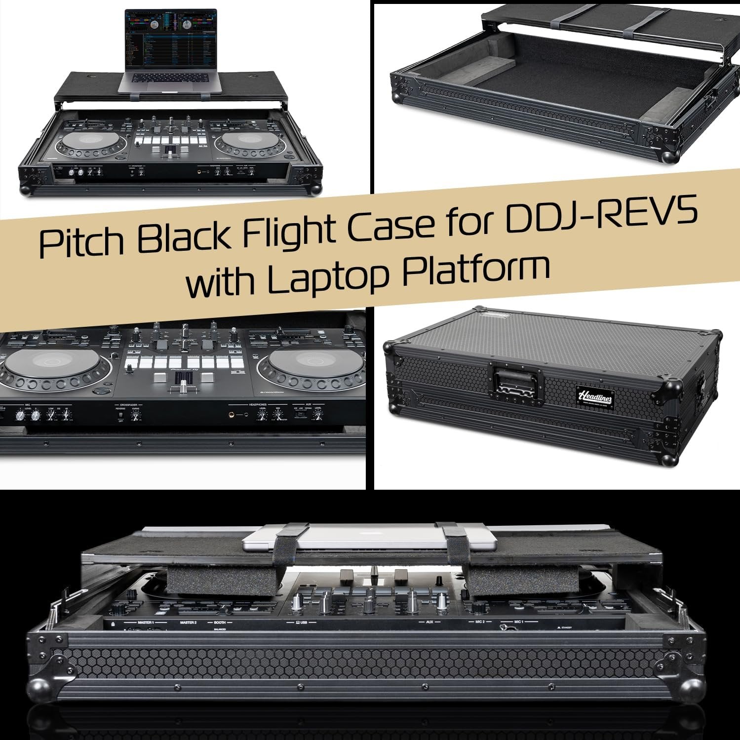 Headliner Flight Case for Pioneer DJ DDJ-REV5 Controller