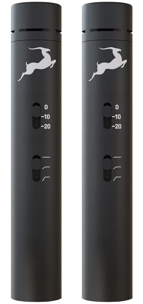 Antelope Audio Edge Note Small Diaphragm Condenser Microphone (2 Pack) — XLR Multipurpose Pencil Condenser Mic for Drums & Vocals — Professional Stereo Cardioid Studio Mic for Recording & Live Sound