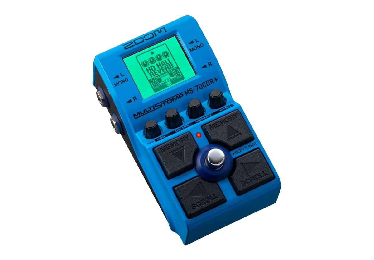 Zoom MS-70CDR+ MultiStomp Guitar Effects Pedal for Guitarists & Keyboardists with 140+ Chorus, Delay & Reverb Effects, Stereo I/O, Effect Chaining, Built-In Tuner, Battery Powered
