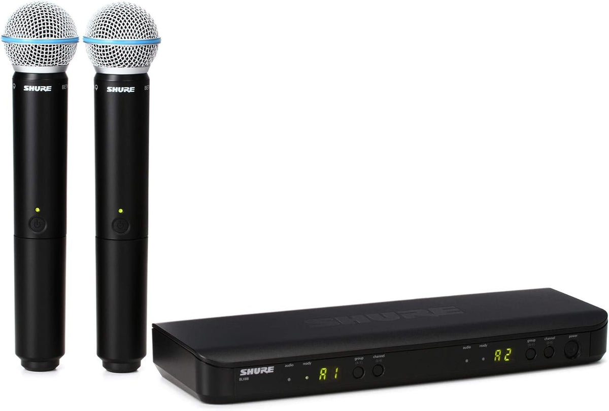 Shure BLX288/B58 Dual UHF Wireless Handheld Microphone System