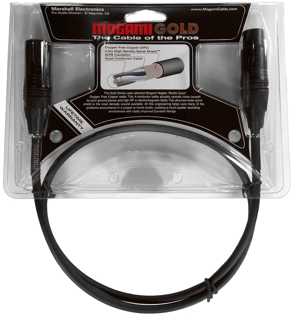 Mogami Gold STUDIO XLR Microphone Cable
