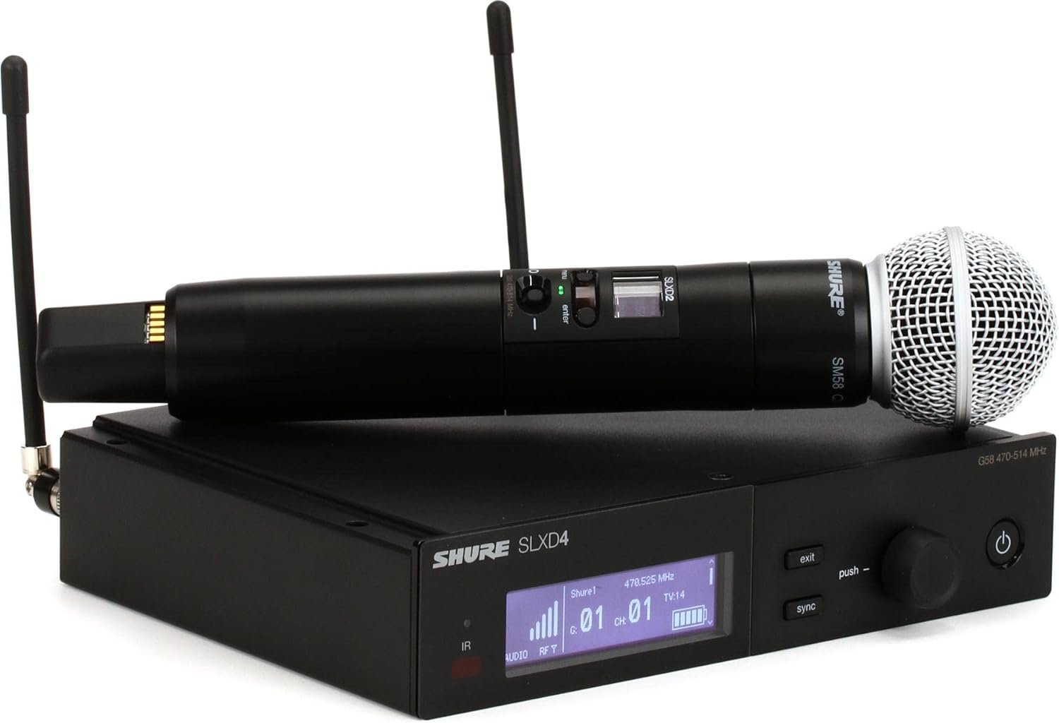 Shure SLXD24 Digital Wireless Handheld Microphone System