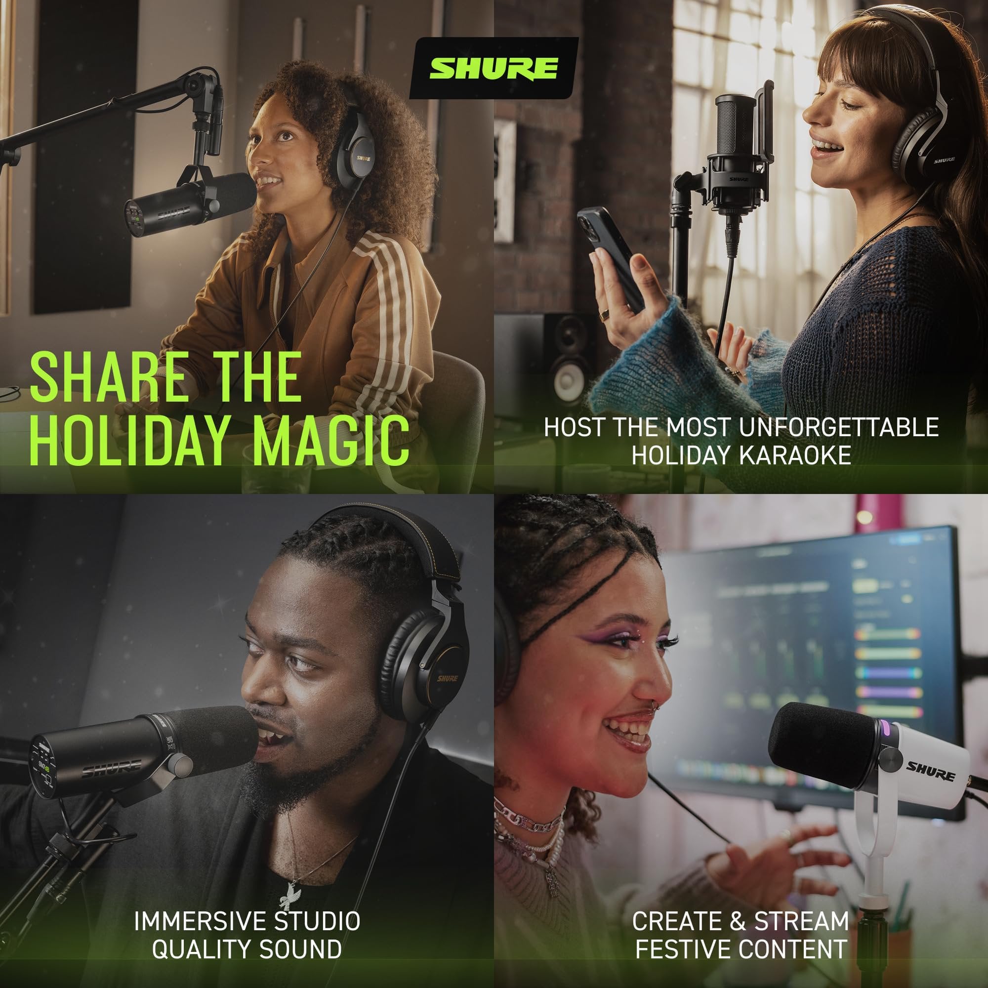 Shure Nexadyne 8/S - SuperCardioid Dynamic Vocal Microphone with Dual-Engine Technology, Focused Sound Capture, Reliability - Ideal for Vocalists Needing Maximum Isolation, Precise Sound Control