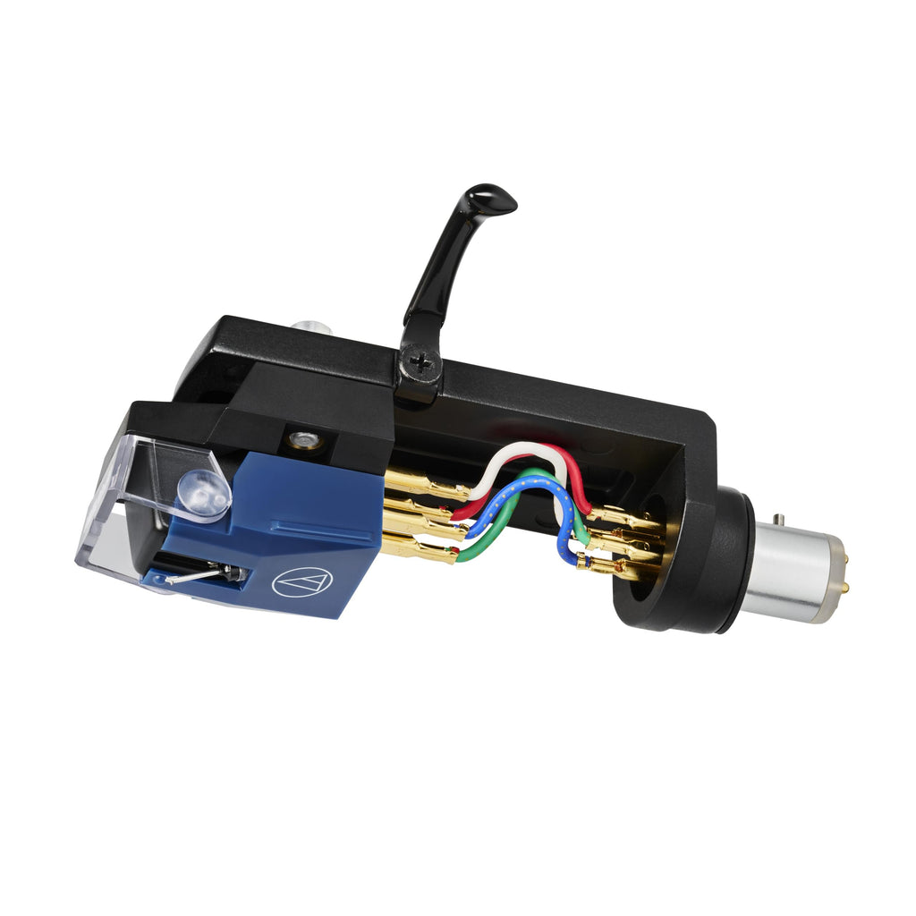 Audio-Technica AT-VM520xEB/H VMx Headshell with Dual Moving Magnet Cartridge and 0.3 x 0.7 mil Elliptical Bonded Stylus for Turntable