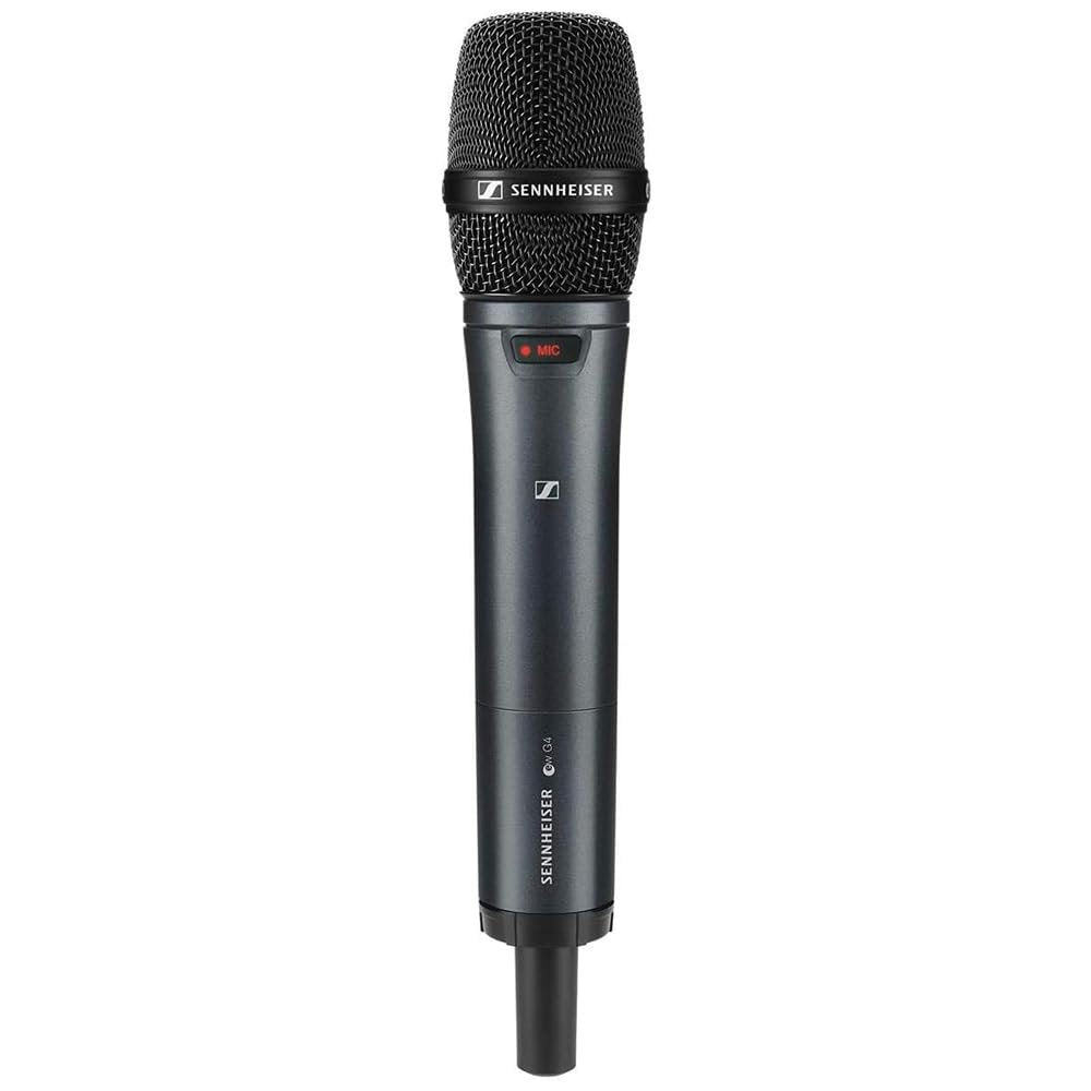 Liquid Audio Sennheiser SKM 100 G4-S-1G8 Handheld Wireless Vocal Microphone Bundle w/ 4-Pack Blucoil AA Batteries Polishing Cloth