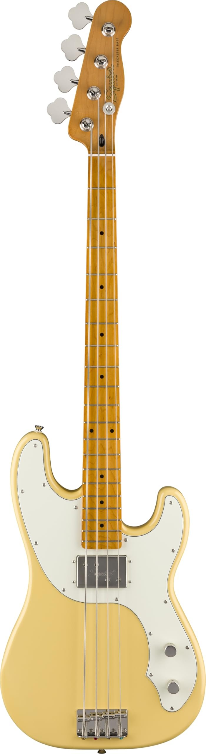 Classic Vibe Telecaster Bass, Maple Fingerboard, Parchment Pickguard, Vintage White