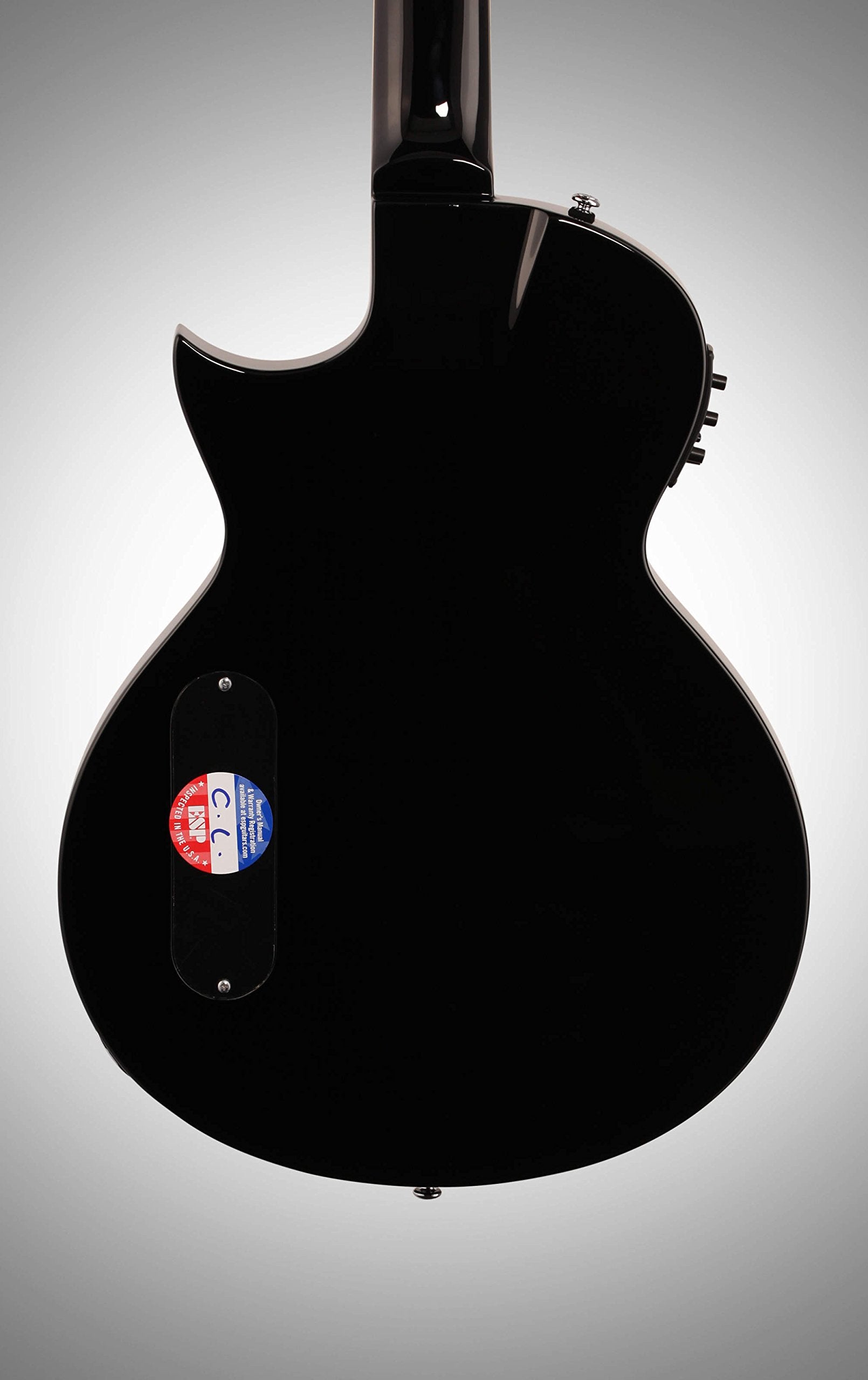 ESP LTD TL-12 Thinline 12-String Acoustic Electric Guitar, Black