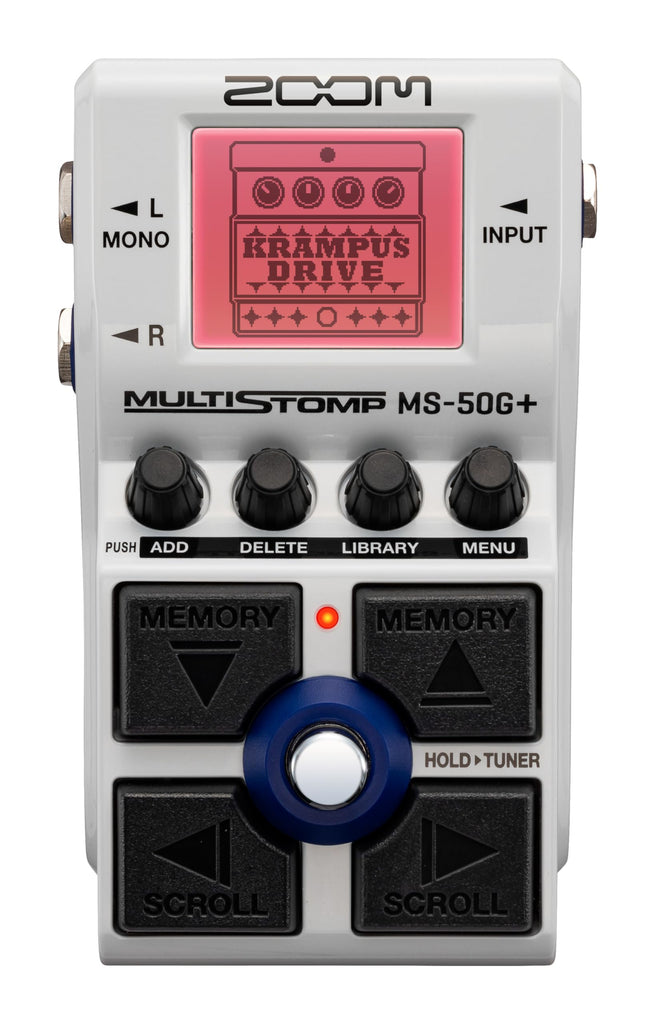 Zoom MS-50G+ MultiStomp Guitar Effects Pedal with 100 Effects, Drives, Modulation, Delay & Reverb, Stereo Outputs, Built-In Tuner, Battery Powered