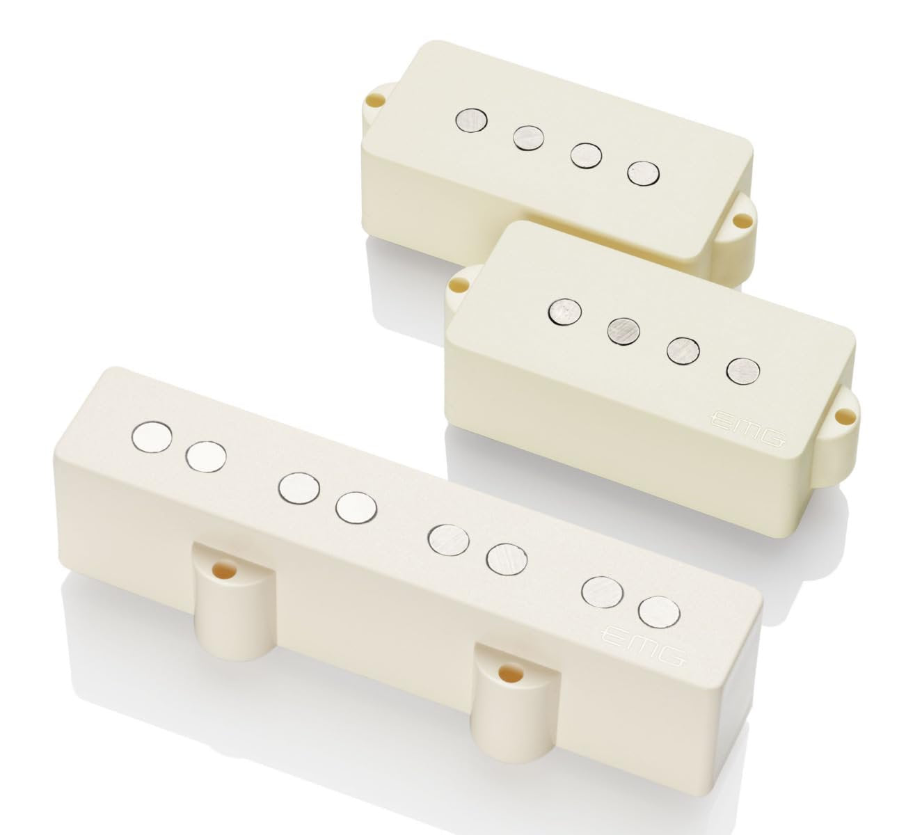 EMG GZR-PJHZ Geezer Butler PJ Bass Pickup Set, Ivory