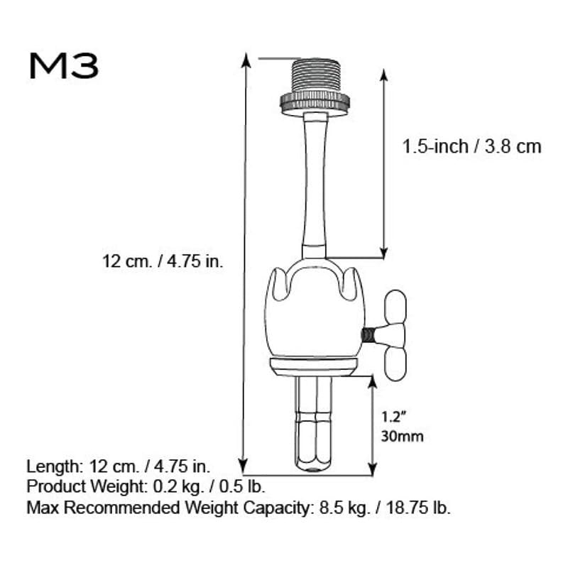 Triad-Orbit Micro 3 Long-stem Adapter