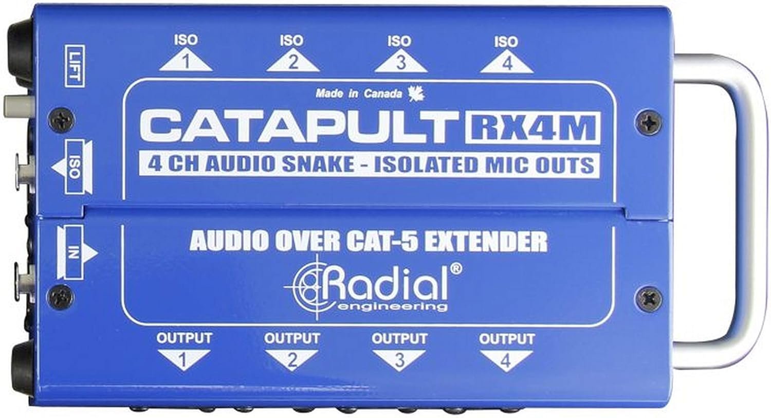 Catapult RX4M 4-Channel Cat 5 Audio Snake