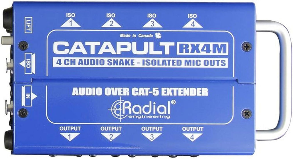 Catapult RX4M 4-Channel Cat 5 Audio Snake