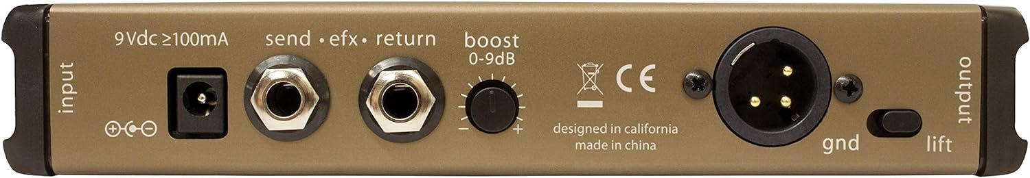 LR Baggs Venue DI Acoustic Guitar Preamp DI EQ and Tuner Pedal with FX Loop New