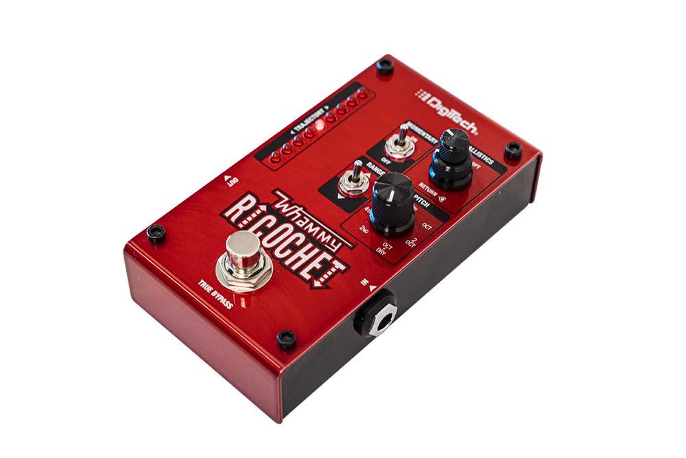 Digitech Mini Guitar Pitch Effect Pedal, Red (WHAMMY RICOCHET)