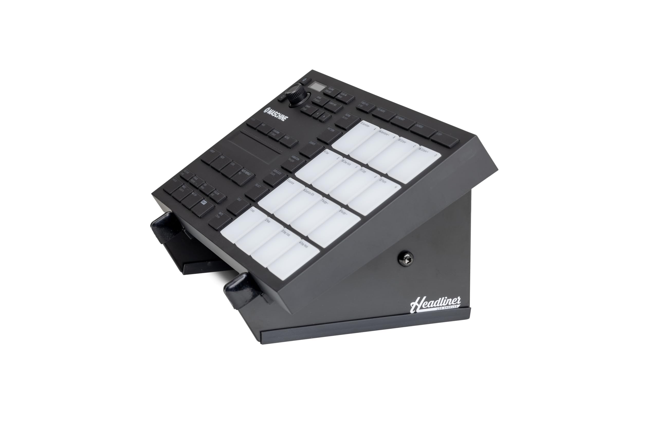 Headliner Adjustable Steel Desktop Production Stand (Small); Fits Small Synths, Samplers, Effects Modules, Drum Machines and more Music Production Gear for your Studio