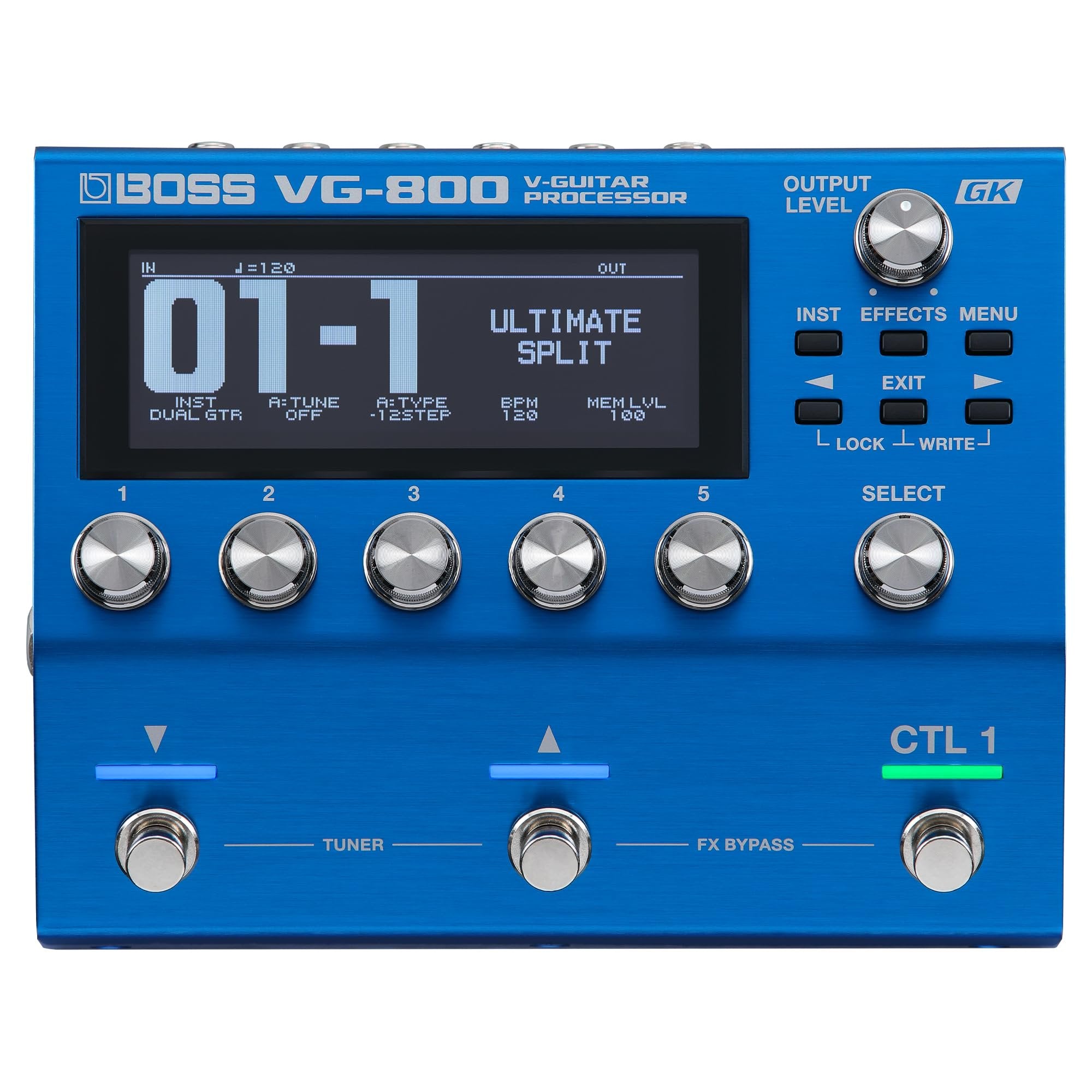 BOSS VG-800 | Next-Gen V-Guitar Processor | Hyper-Realistic Stringed Instrument Modeling | Instant Custom, Alternate or Drop Tunings | Dual Guitar & Bass Functions