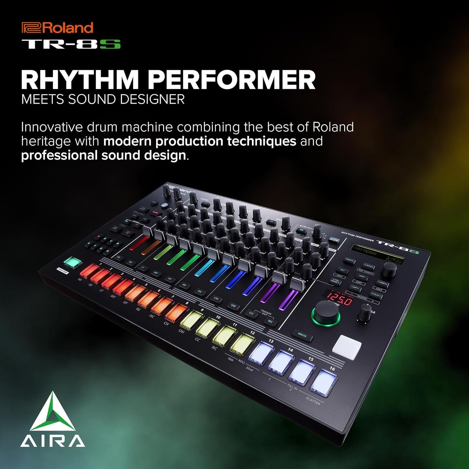 Roland Drum Machine – Compact Unit w/ TR Sounds, Samples, FM & FX
