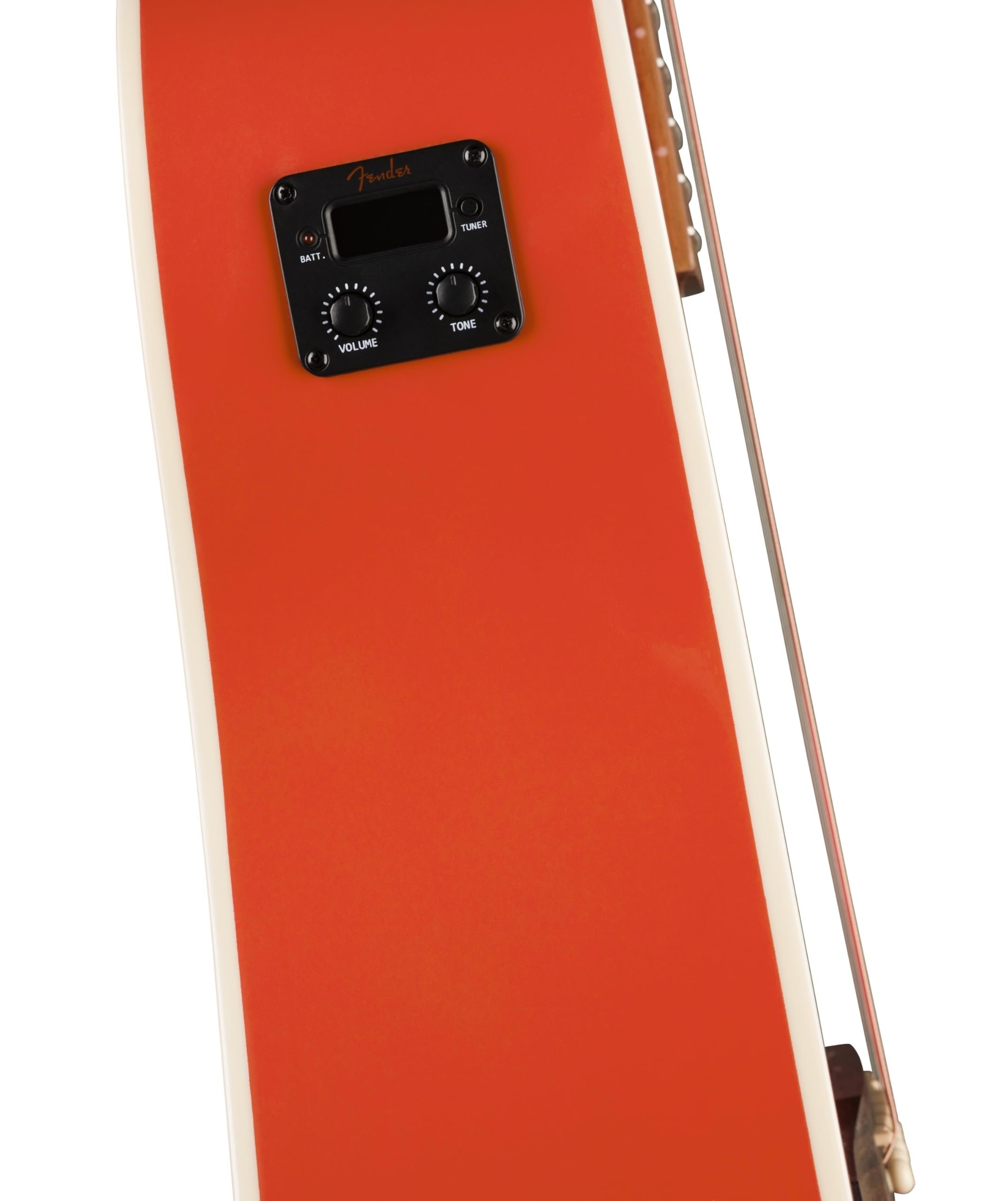 California Standard Redondo CE, Spruce Top, Ivory Pickguard, Fiesta Red