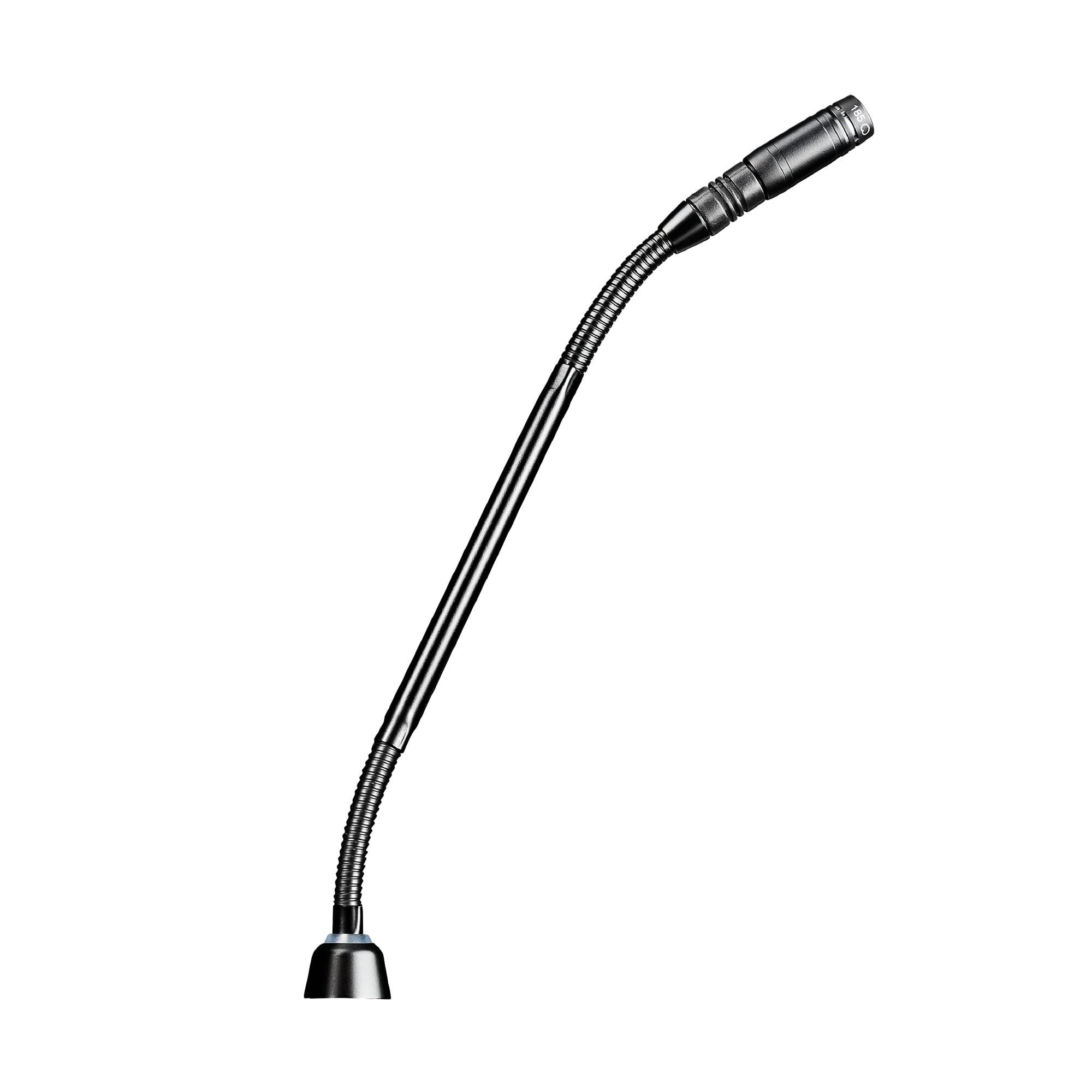 Shure MX418D/C Cardioid Condenser Microphone, 18" Gooseneck, Includes Desktop Base with 10' Cable, Logic Functions, Programmable Switch, LED Indicator, Snap-Fit Foam Windscreen