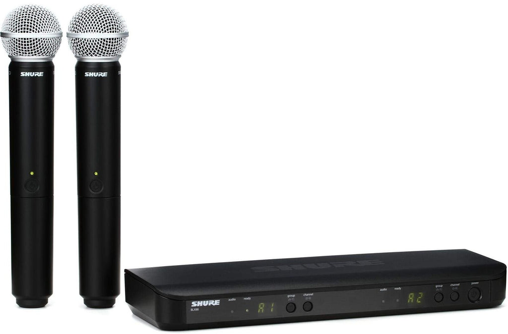 Shure BLX288/SM58 Dual Wireless Vocal Microphone System