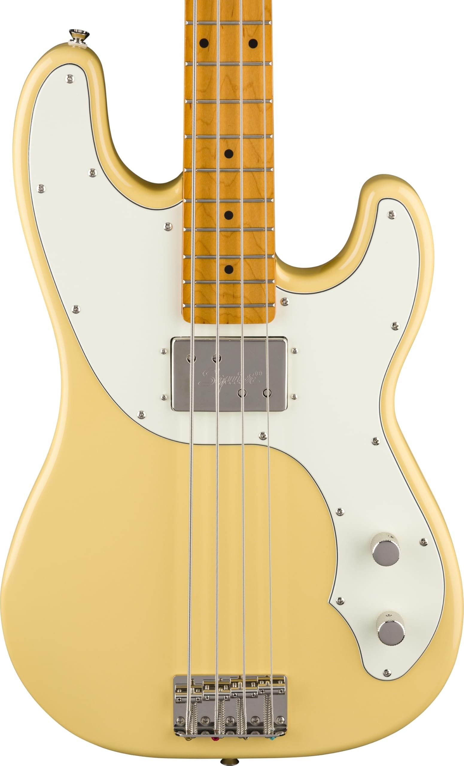 Classic Vibe Telecaster Bass, Maple Fingerboard, Parchment Pickguard, Vintage White