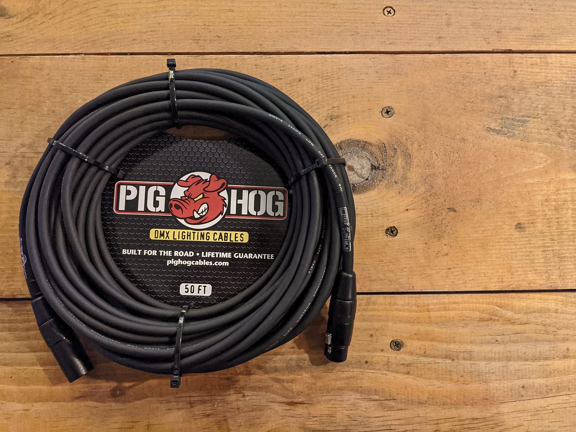 Pig Hog 3-Pin DMX Lighting Cable