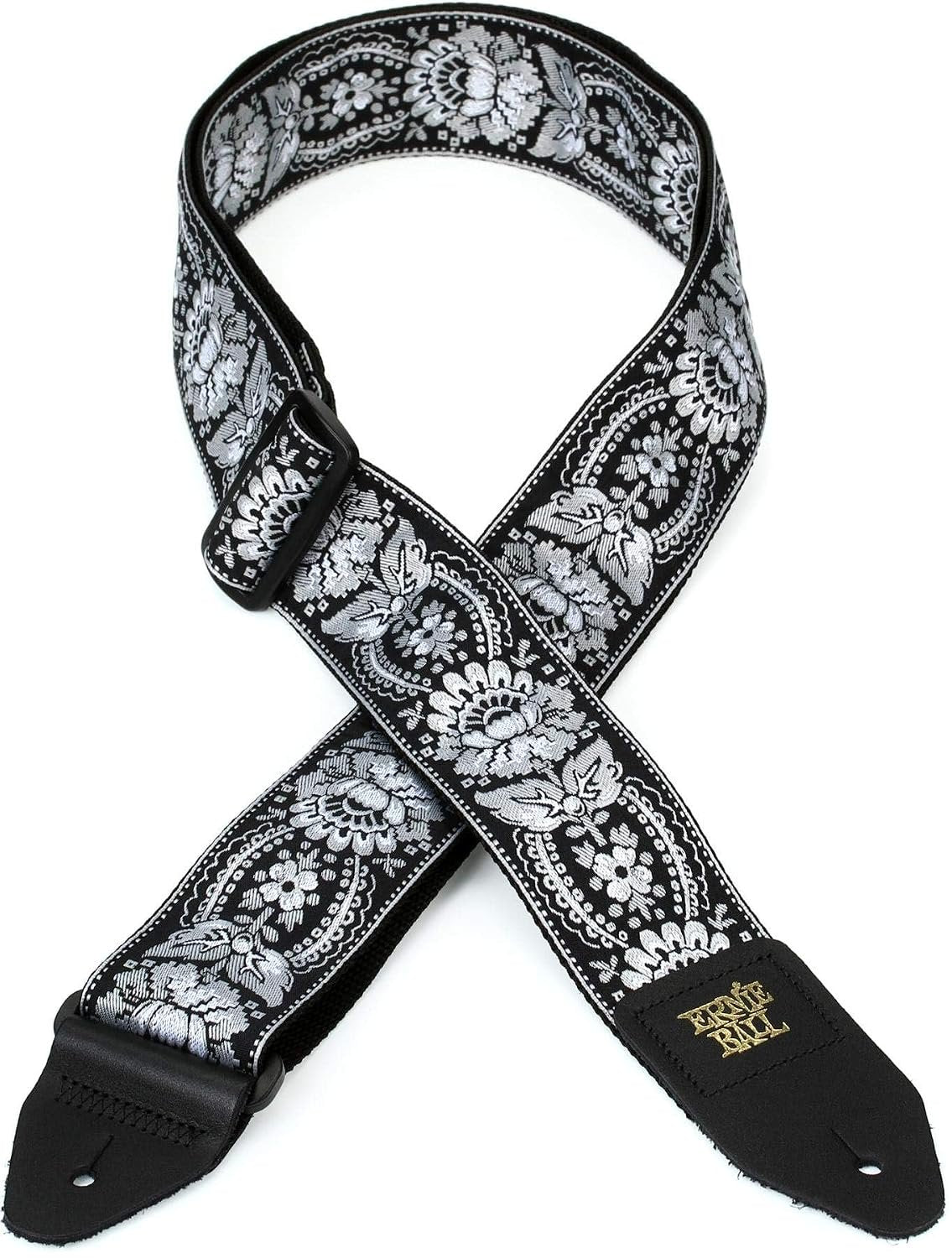 Ernie Ball Jacquard Guitar Strap, Silver Orleans (P04150)