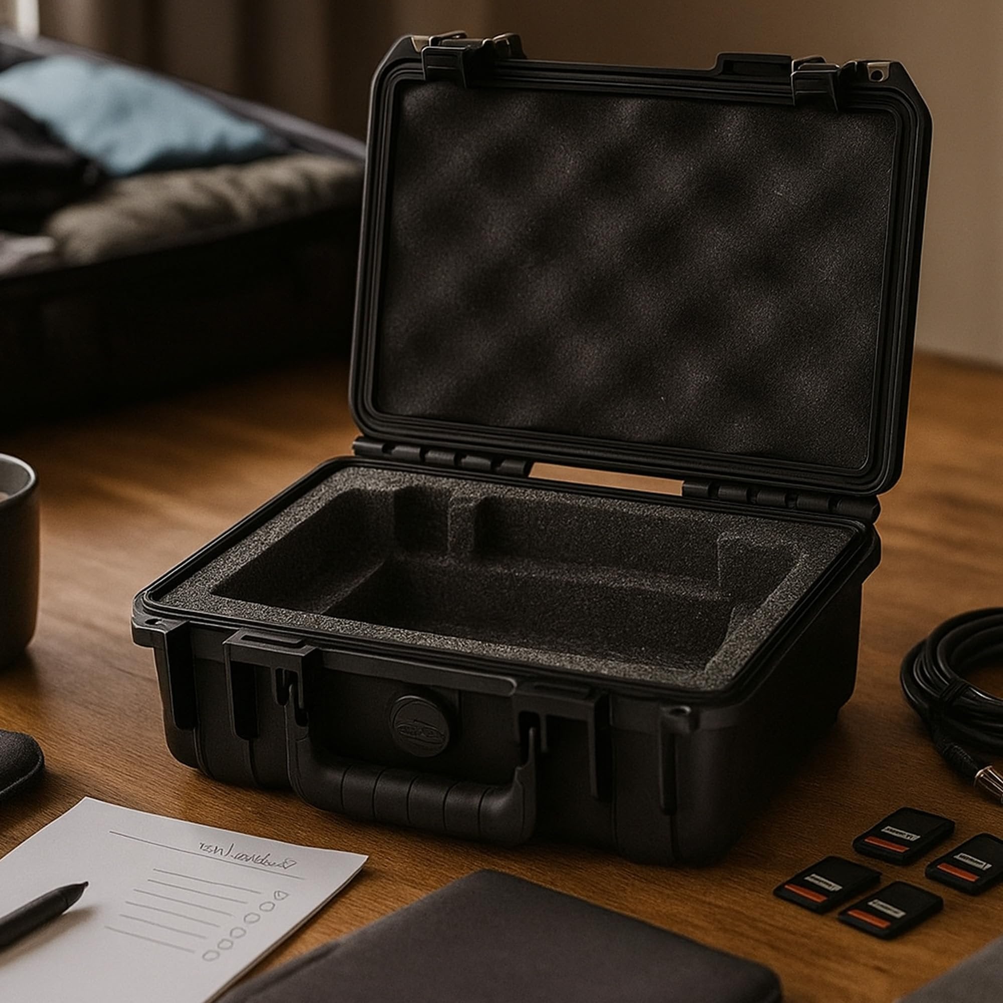 SKB iSeries Media Equipment Case for Design ATEM Mini Switcher, Secure Hard Exterior Foam Audio Visual Storage Box System, 3i-10063ATM, Black