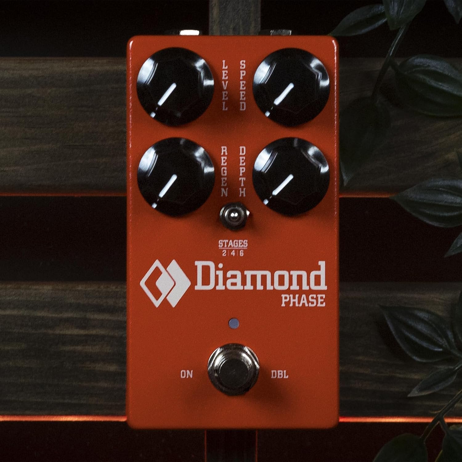 Diamond Pedals Phase: All-Analog JFET Phaser Pedal (2/4/6-Stage)